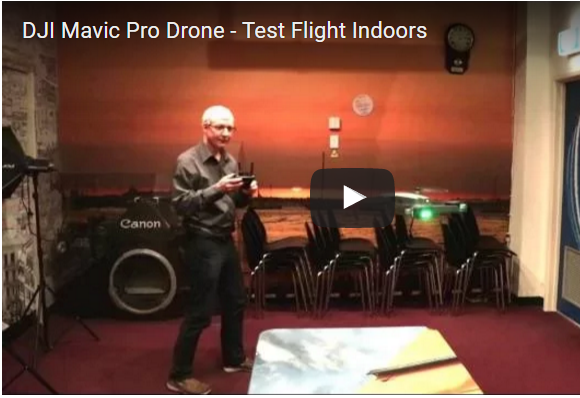 DJI Mavic Pro - Indoor Flight Preview Video