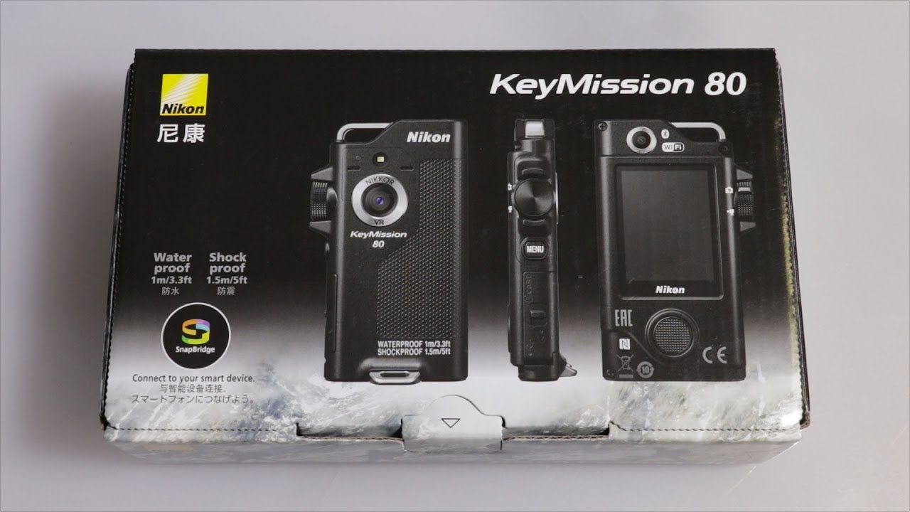 Nikon KeyMission 80 Unboxing