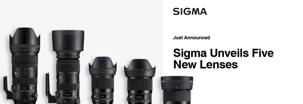 Sigma Unveils Five New Lenses